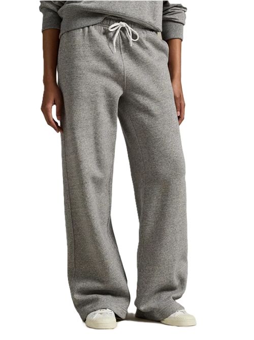 Sweatpant Wide Leg grigio Polo Ralph Lauren | 211-977959-004DARK VINTAGE HEATHER